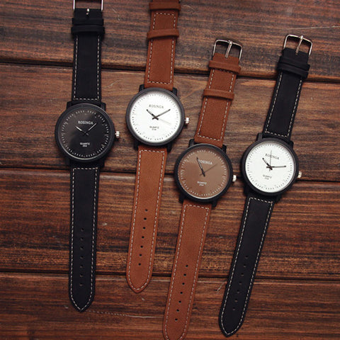 Leather Quartz-Watch