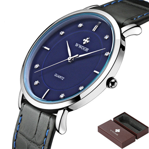 Ultra Thin Genuine Leather Watch