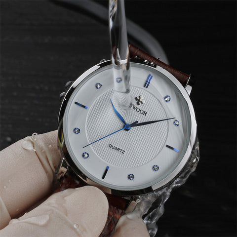 Ultra Thin Genuine Leather Watch