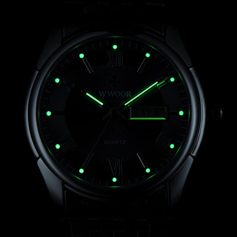 Luminous Hours Clock Watch